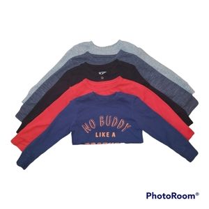 5 Long Sleeve Shirts, Size 2T